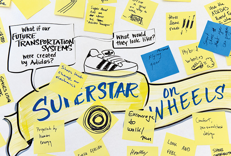 Die Teilnehmer der Jamming Session arbeiteten an L&ouml;sungen f&uuml;r die Zukunft der st&auml;dtischen Fortbewegung. (Foto)