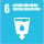 SDG6- Clean water and sanitation (Icon)