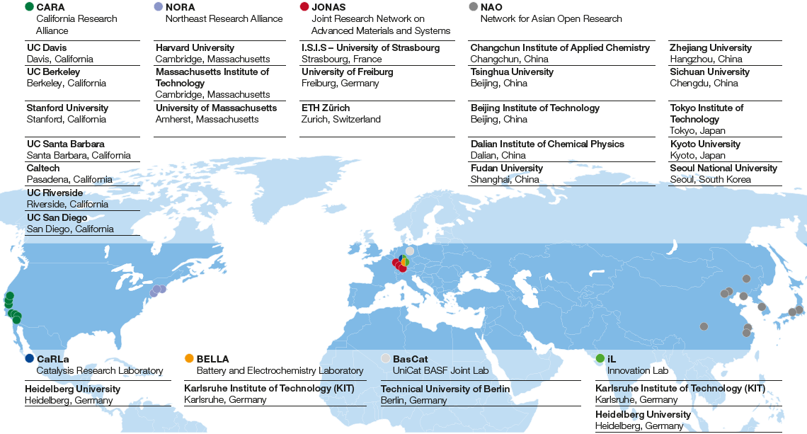 Global network: eight Academic Research Alliances (graphic)